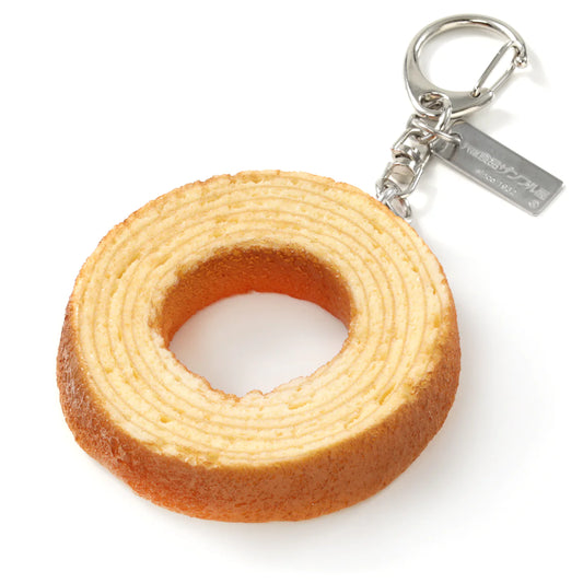 Fake Food / Sliced Baumkuchen / Key Ring