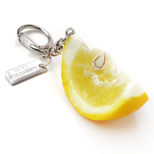 Fake Food / Squeezed Lemon / Key Ring