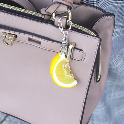 Fake Food / Squeezed Lemon / Key Ring