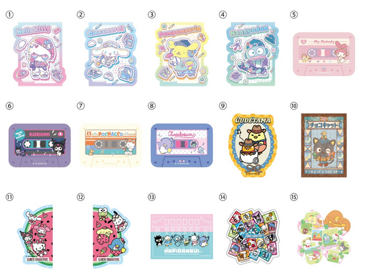 Furuta Sanrio Characters Seal Cookies 4 (Sanrio Characters)