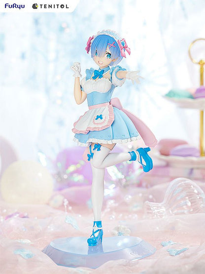 FuRyu TENITOL Yumekawa Maid Rem & Ram Figure Set w/Bonus (Re:ZERO -Starting Life in Another World-)