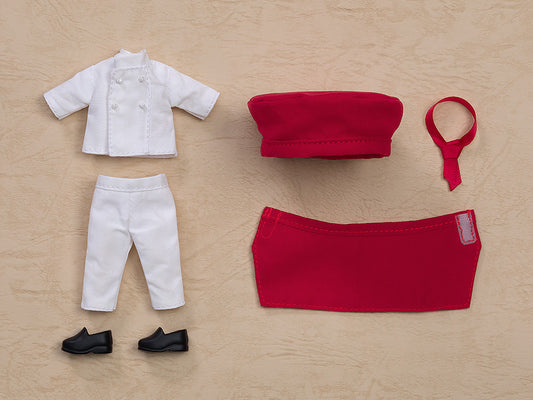 Good Smile Company Nendoroid Doll Work Outfit Set: Pastry Chef (Red)