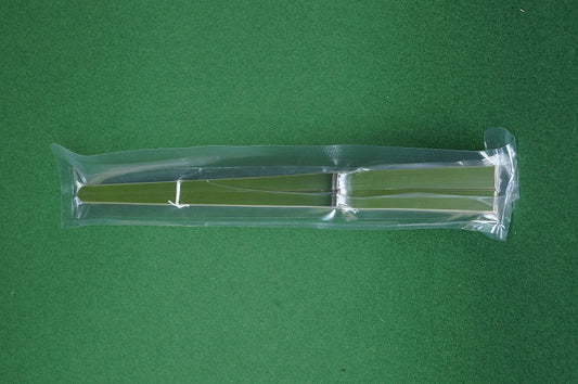 Green Bamboo Dusting Chopsticks (Chiribashi) (Vacuum-Packed) — Omotesenke — Takayama