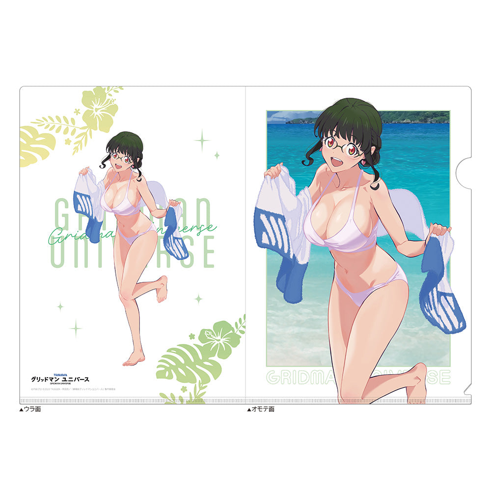 Gridman Universe Original Illustration Swimsuit Clear File The 2nd - Key-th