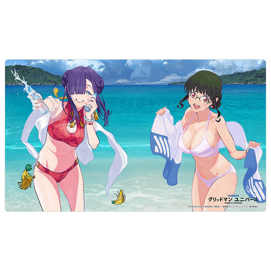 Gridman Universe Original Illustration Swimsuit Rubber Mat The 2nd & Hime - Key-th