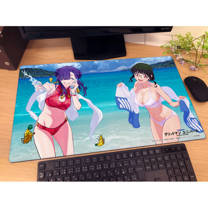 Gridman Universe Original Illustration Swimsuit Rubber Mat The 2nd & Hime - Key-th
