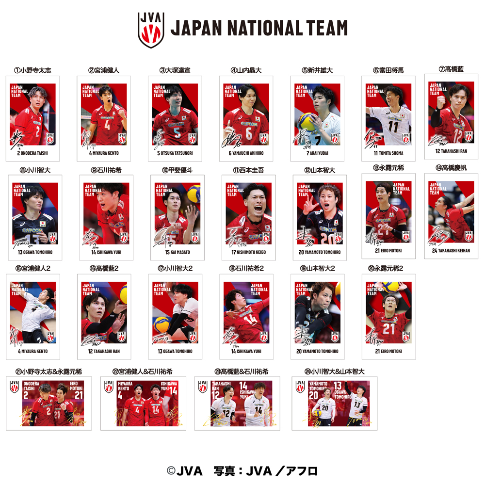 Heart Charapotre Volleyball Men's Japan National Team -2-