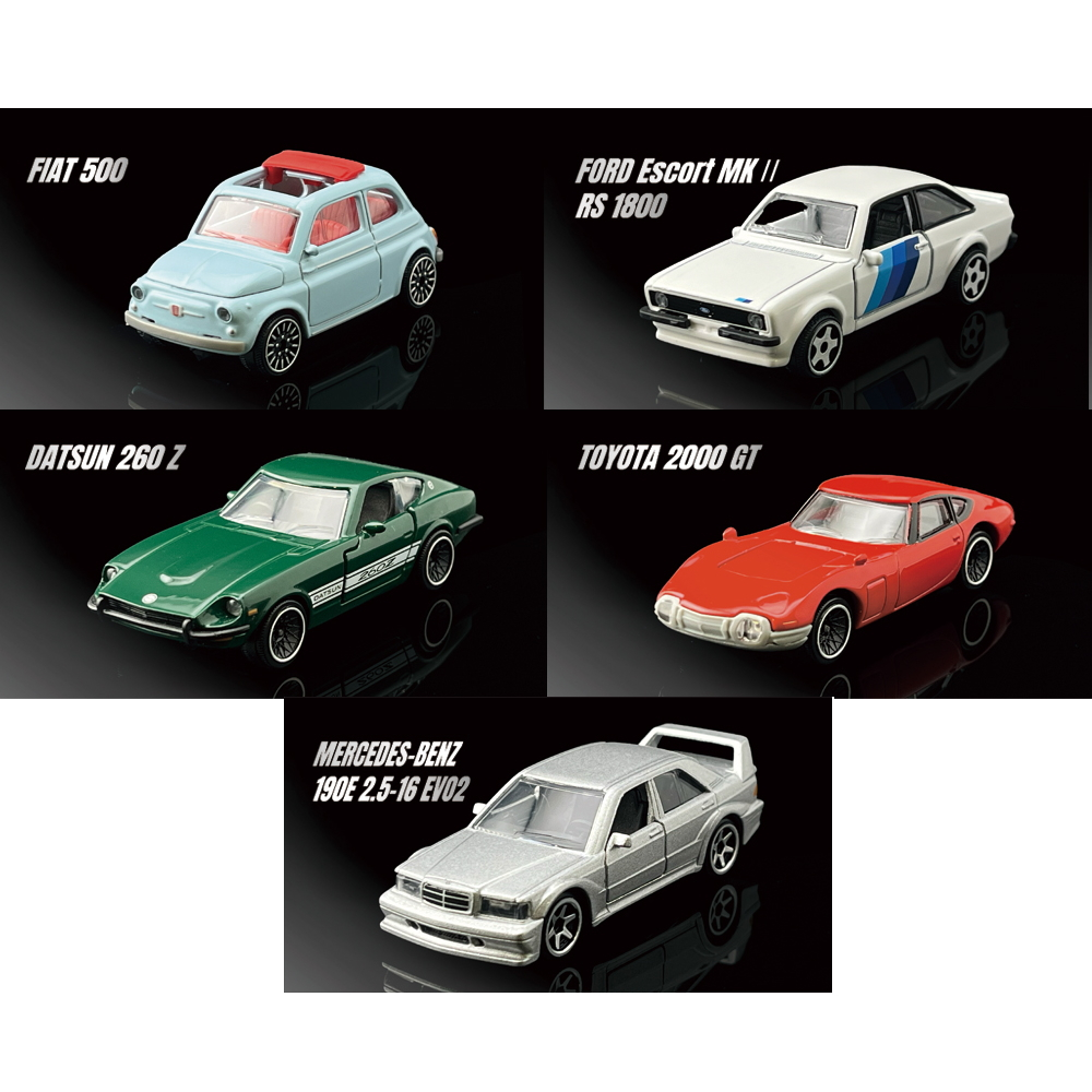 Kabaya Limited Majorette Mini Car Prime Model Historic Car Edition 4 (Cars & Bikes)