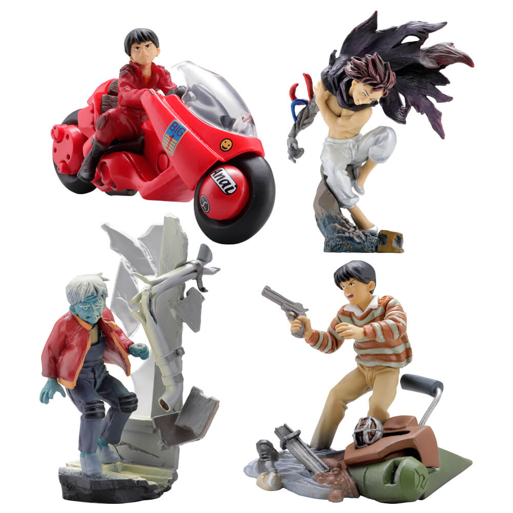 Kaiyodo miniQ [Akira] Part.1 [Kaneda] (Set of 6) (Completed) (Akira)