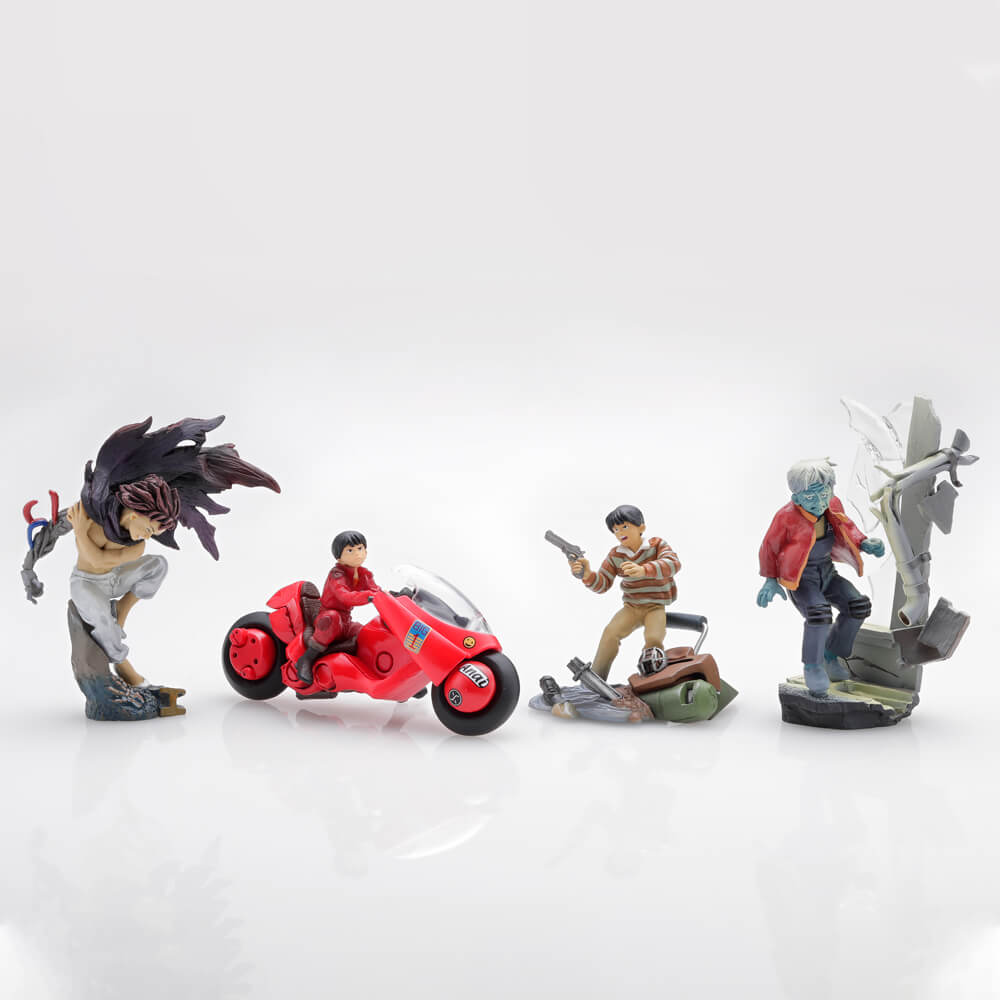 Kaiyodo miniQ [Akira] Part.1 [Kaneda] (Set of 6) (Completed) (Akira)