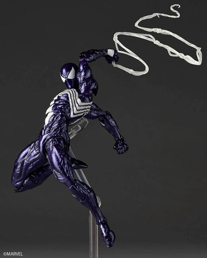 Kaiyodo Revoltech Amazing Yamaguchi Symbiote Spider-Man (Purple Ver.) (Completed) (Marvel Universe)