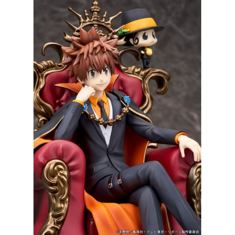 Katekyo Hitman Reborn! Tsunayoshi Sawada & Reborn Scale Figure - Proof
