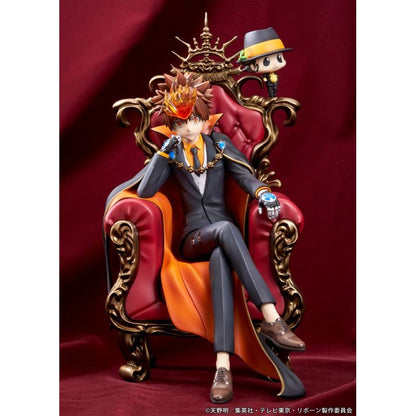 Katekyo Hitman Reborn! Tsunayoshi Sawada & Reborn Scale Figure - Proof