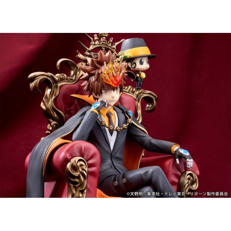 Katekyo Hitman Reborn! Tsunayoshi Sawada & Reborn Scale Figure - Proof