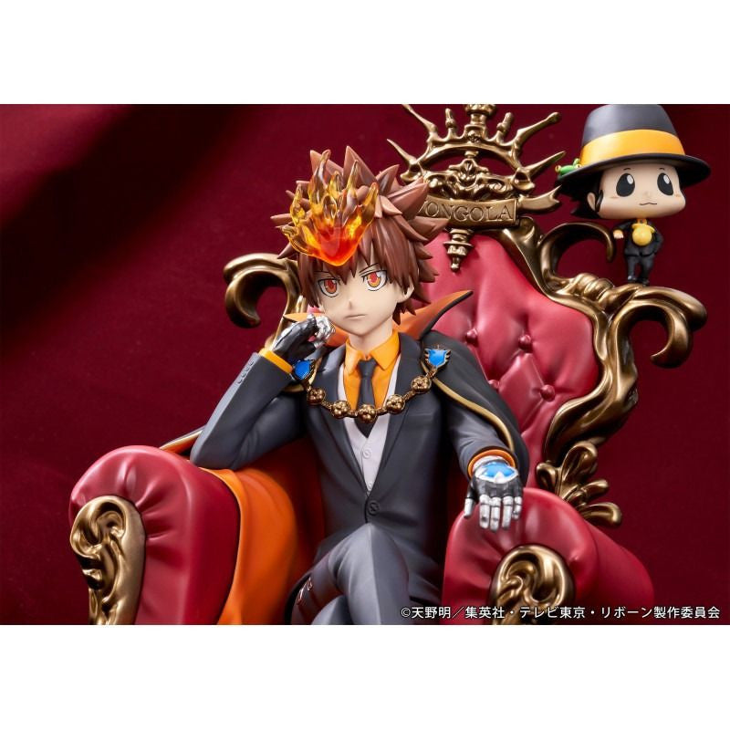 Katekyo Hitman Reborn! Tsunayoshi Sawada & Reborn Scale Figure - Proof