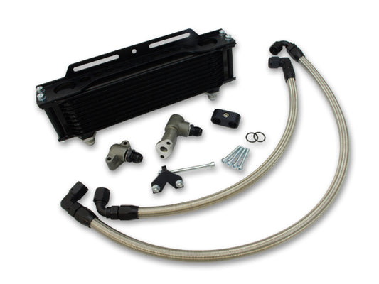 Product Image for Kawasaki Z/KZ Earls Oil Cooler Kit Black 9 Inches 10 Stages