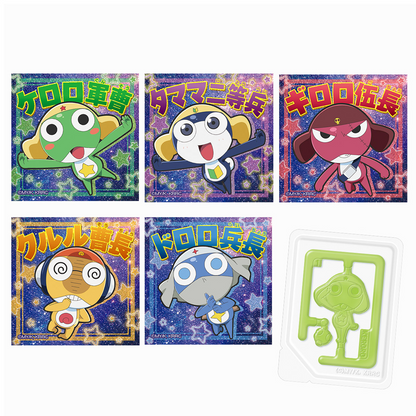 Keroro Gunsō☆ Tray Gummies with Stickers - BANDAI Candy