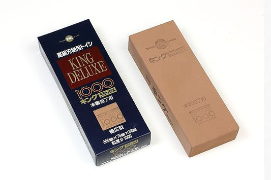 KING DELUXE Wide Type #1000 Knife Sharpening Stone / Whetstone