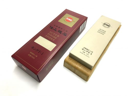 Product Image for KING F-1 Finishing Stone with Plastic Base Knife Sharpening Stone / Whetstone