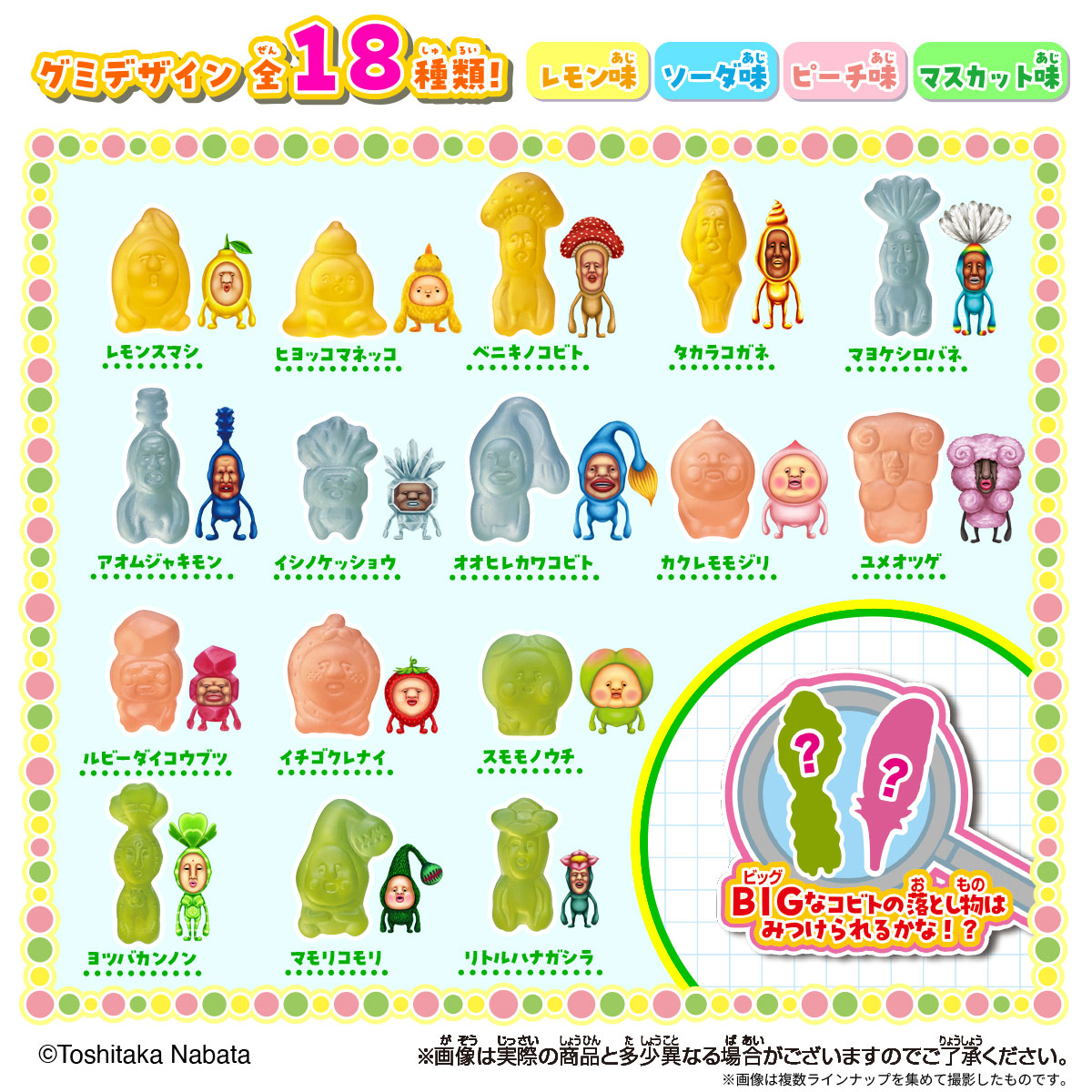 Kobito-zukan Kobito Search Gummies - BANDAI Candy