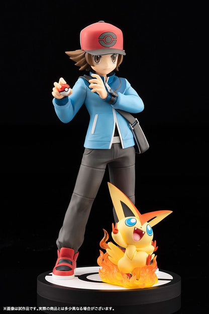 Pokemon ARTFX J Hilbert with Victini - Kotobukiya