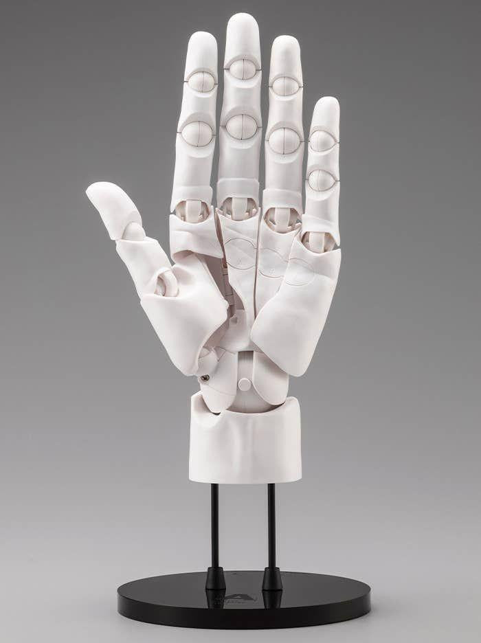 Kotobukiya ARTIST SUPPORT ITEM HAND MODEL MEN`S/L -WHITE-(Figure)