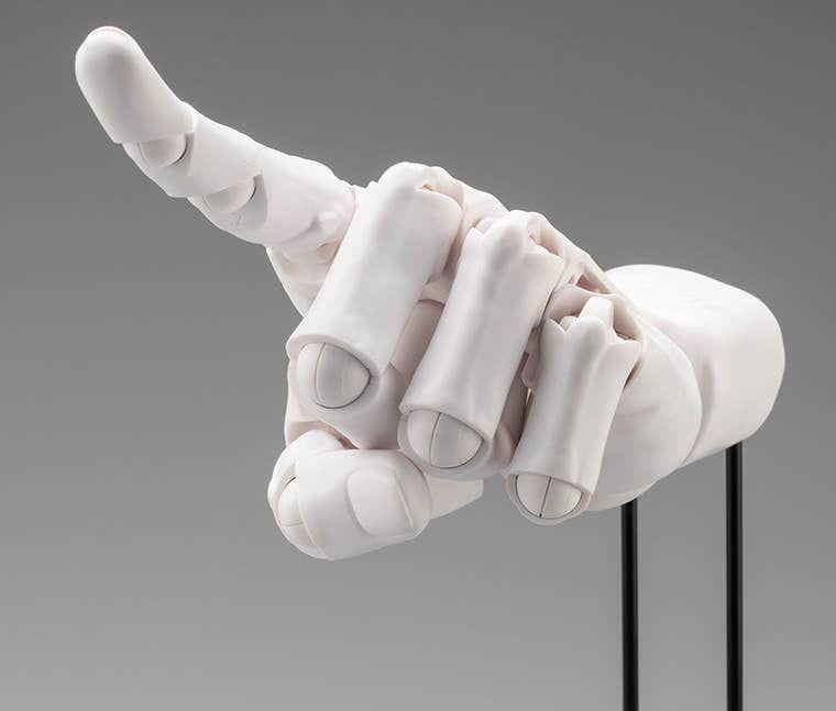 Kotobukiya ARTIST SUPPORT ITEM HAND MODEL MEN`S/L -WHITE-(Figure)