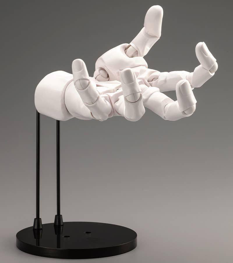 Kotobukiya ARTIST SUPPORT ITEM HAND MODEL MEN`S/L -WHITE-(Figure)