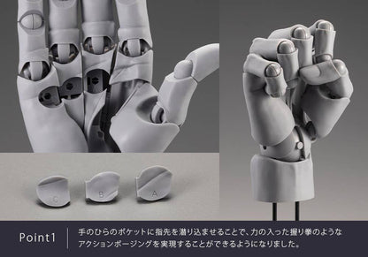 Kotobukiya ARTIST SUPPORT ITEM HAND MODEL MEN`S/L -WHITE-(Figure)