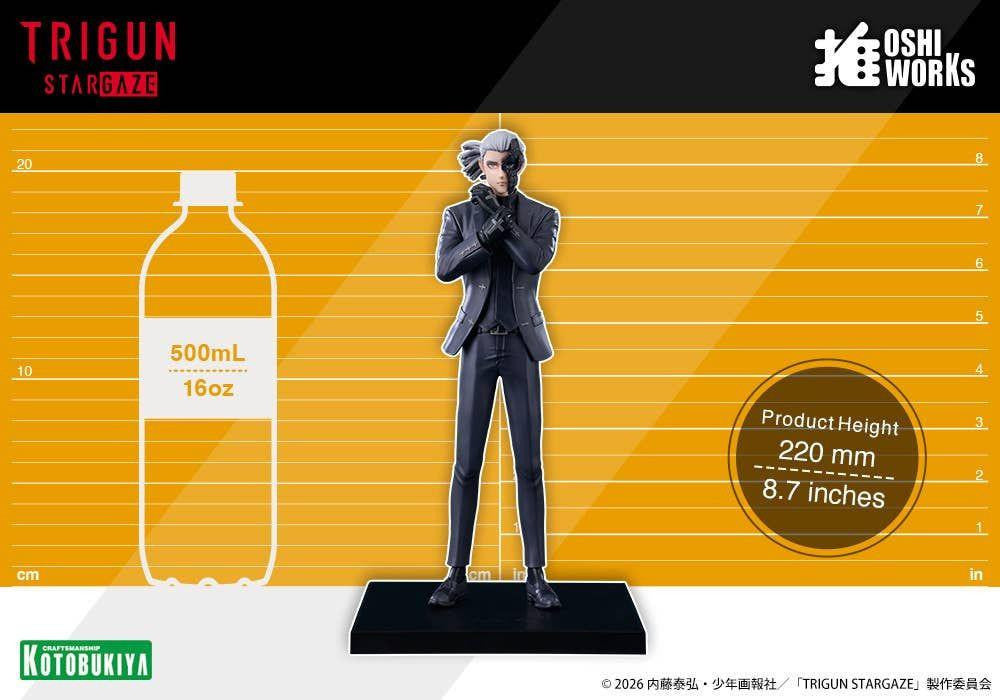 Kotobukiya OSHI WORKS Livio the Double Fang TRIGUN STAMPEDE (Figure) (Trigun)