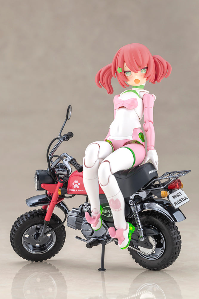 Kotobukiya PUNI MOFU RACING MAO with Honda Z50J-1 Monkey (Plastic model)