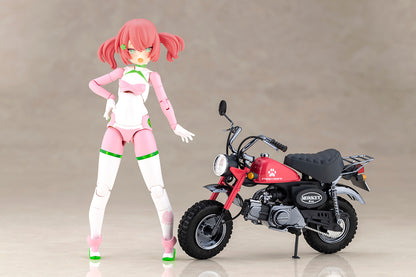 Kotobukiya PUNI MOFU RACING MAO with Honda Z50J-1 Monkey (Plastic model)
