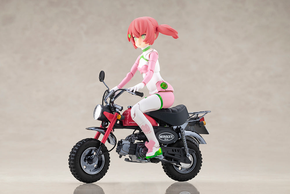 Kotobukiya PUNI MOFU RACING MAO with Honda Z50J-1 Monkey (Plastic model)