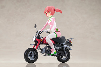 Kotobukiya PUNI MOFU RACING MAO with Honda Z50J-1 Monkey (Plastic model)