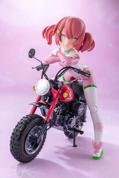 Kotobukiya PUNI MOFU RACING MAO with Honda Z50J-1 Monkey (Plastic model)