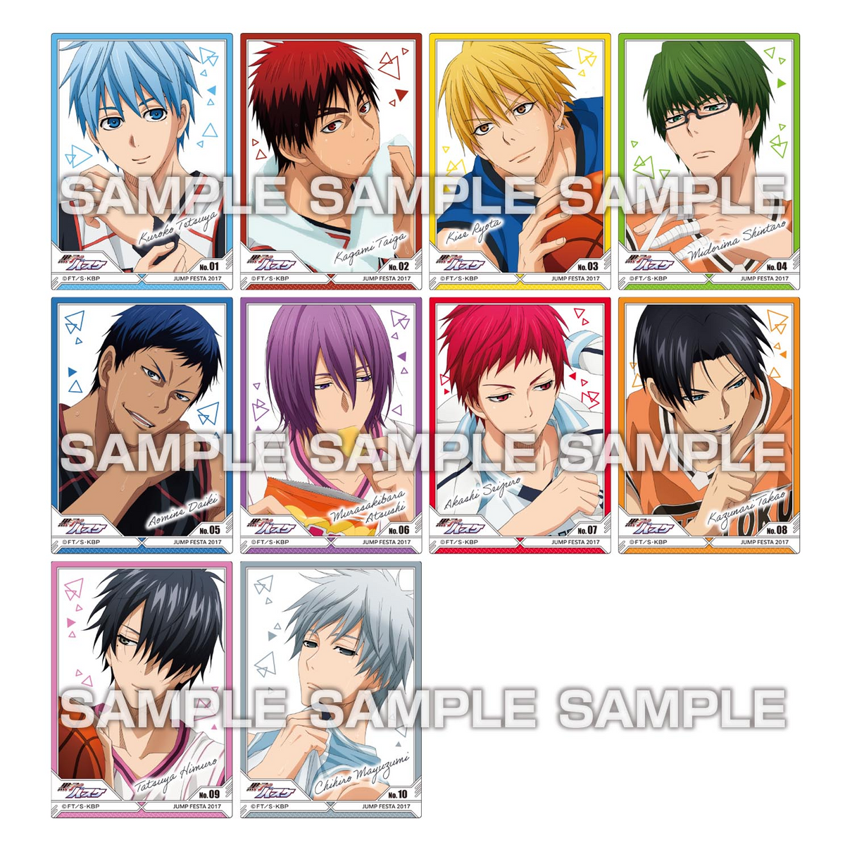 Kuroko's Basketball Clear Memories Collection Gum - Ensky