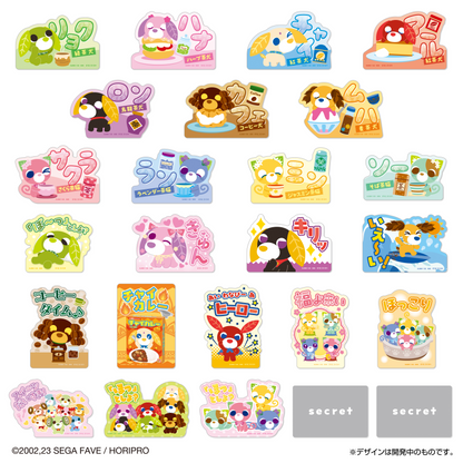 LIFESTYLE BANDAI Mobile Sticker Collection Ocha-ken