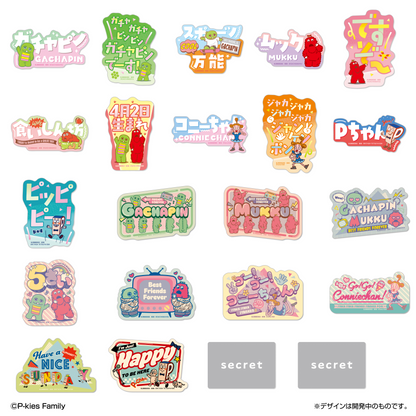 LIFESTYLE BANDAI Mobile Sticker Collection P-kies Family