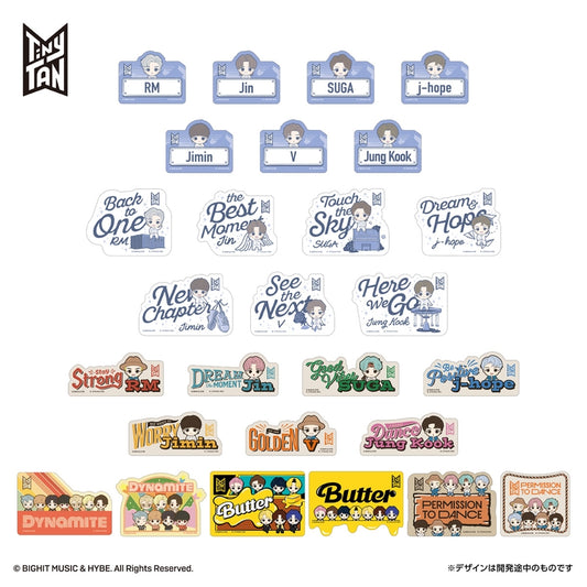 LIFESTYLE BANDAI Mobile Sticker TinyTAN (TinyTAN)