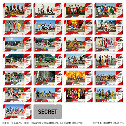LIFESTYLE BANDAI Ticket-Like Collection Super Sentai Series Vol.1 (Sentai Series)