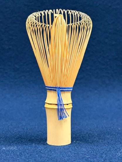 Masterwork Kazuho Fine-Tine Matcha Tea Whisk (Chasen) (Blue Thread) — Takayama Chasen