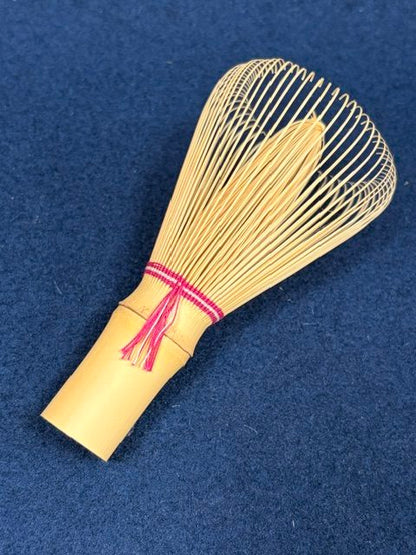 Masterwork Kazuho Fine-Tine Matcha Tea Whisk (Chasen) (Pink Thread) — Takayama Chasen