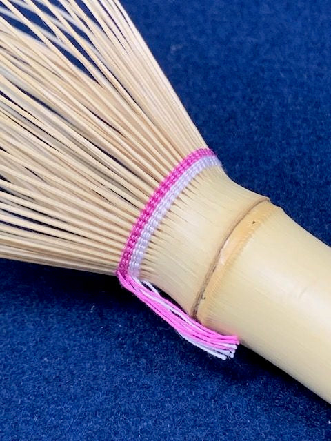 Matcha Tea Whisk (Chasen) (Pink Thread) — Takayama Chasen