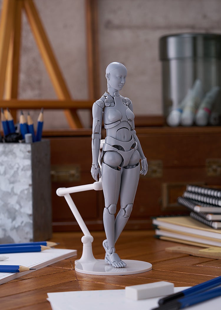 Max Factory Nishimura Style Drawing Doll Olive Gray (Completed)