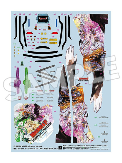 Max Factory PLAMAX MF-98: minimum factory Fighter Nose Collection YF-29 GALAXY SET (Plastic model) (The Super Dimension Fortress Macross)