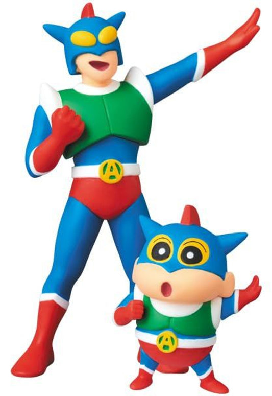 Medicom Toy UDF No.762 Crayon Shin-chan Action Mask & Action Mask Shin-chan (Renewal Ver.) (Completed) (Crayon Shin-chan)