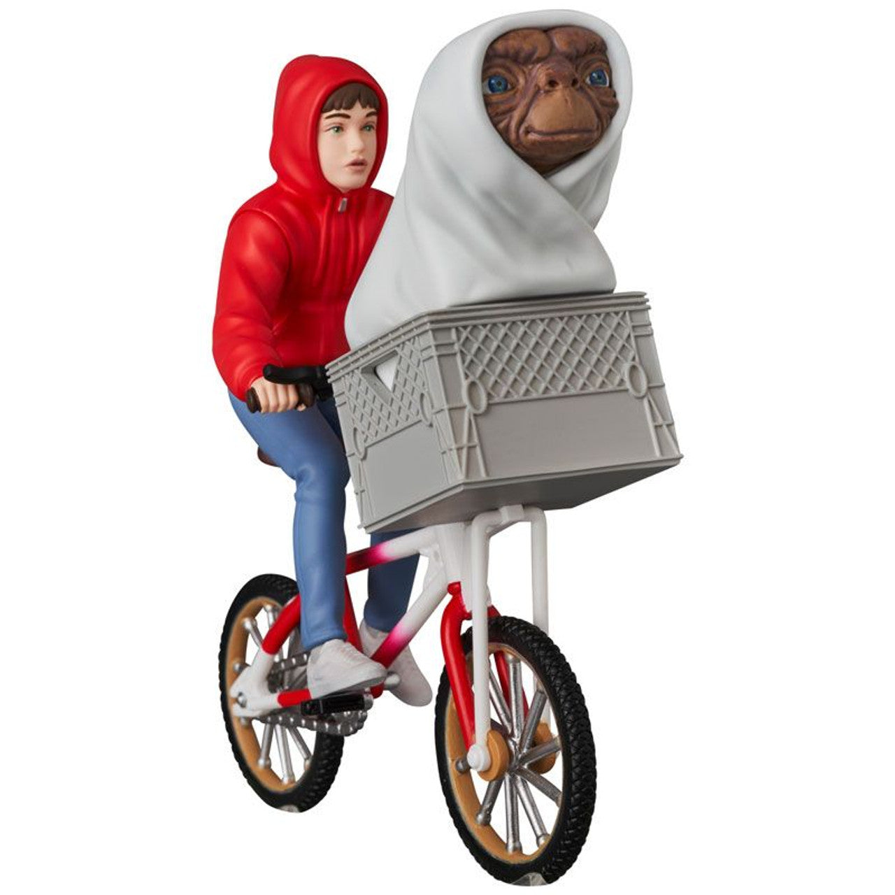 Medicom Toy UDF No.801 E.T. & Elliott w/ Bicycle (Completed) (E.T. the Extra-Terrestrial)
