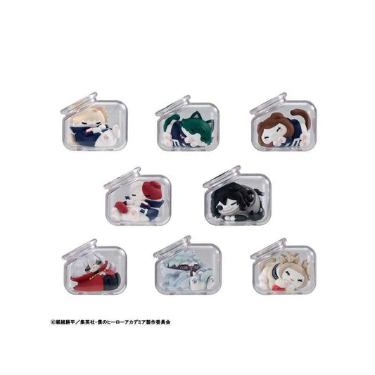 MEGA CAT PROJECT My Hero Academia Oyasumi Heroaca Nyanko (Set of 8) - MegaHouse