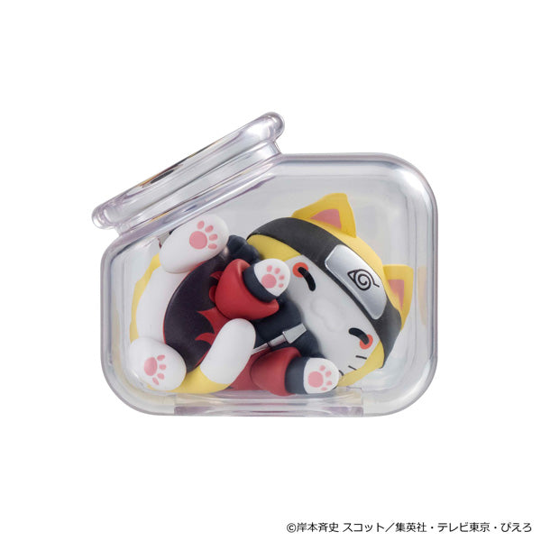 MEGA CAT PROJECT NARUTO SHIPPUDEN Oyasumi Nyaruto! Atsumare Akatsuki Hen Part 1 (Set of 8) - MegaHouse