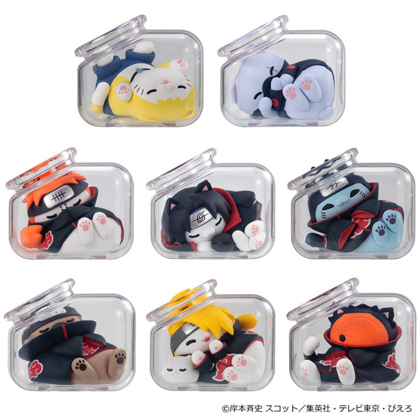 MEGA CAT PROJECT NARUTO: Shippuden Oyasumi Nyaruto! Gather, 'Akatsuki' Arc Part 2 (Set of 8) - MegaHouse